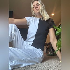 Homemade yin yang t shirt